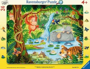 Ravensburger Puzzle 24 elementy - W dżungli 1