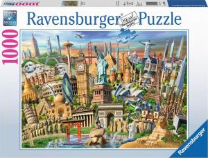 Ravensburger Puzzle 1000 elementów - Światowe zabytki 1