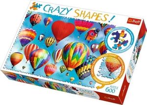 Trefl Puzzle 600 elementów Crazy Shapes - Kolorowe balony 1