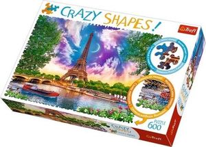 Trefl Puzzle 600 elementów Crazy Shapes - Niebo nad Paryżem 1
