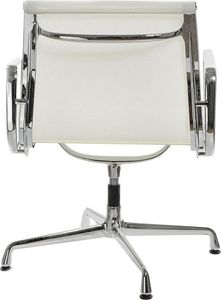 Krzesło biurowe D2 Design Fotel konf. CH1081T,biała siateczka,chromowane uniwersalny 5