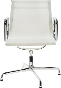 Krzesło biurowe D2 Design Fotel konf. CH1081T,biała siateczka,chromowane uniwersalny 7