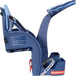 WeeRide Fotelik rowerowy Safe Front Deluxe Denim 6