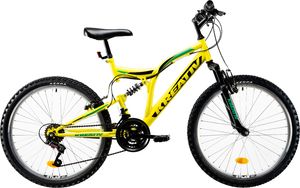 Kreativ Vaikiškas dviratis Kreativ 2441 24", geltonas 1