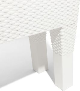 Prosperplast Gabion Rato Case High biały 60x40 cm 3