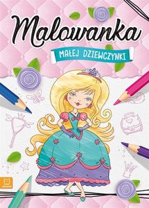 Malowanka małej dziewczynki 1