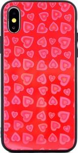 Beline Etui Hearts Glass Galaxy S10 Plus red 1