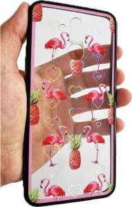Beline Etui Hearts Galaxy S10 Plus clear flamingos 2
