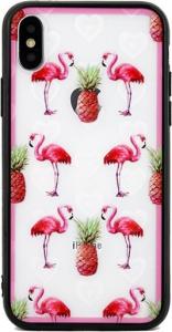 Beline Etui Hearts Galaxy S9 Plus clear flamingos 1