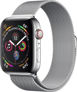 Smartwatch Apple Watch Series 4 GPS + Cell 44mm Stainless Steel Srebrny  (MTX12WB/A) 1