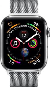 Smartwatch Apple Watch Series 4 GPS + Cell 44mm Stainless Steel Srebrny  (MTX12WB/A) 2