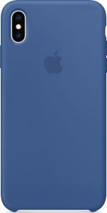Apple Etui silikonowe iPhone XS Max - delftyjski błękit 1