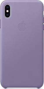Apple Etui skórzane iPhone XS Max - liliowe-MVH02ZM/A 1