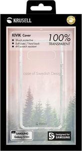 Krusell Etui do Samsung Galaxy S10+ Kivik Cover Transparentne -61662 5