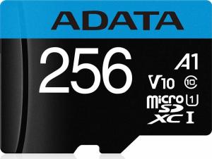 Karta ADATA Premier MicroSDXC 256 GB Class 10 UHS-I/U1 A1 V10 (AUSDX256GUICL10A1-RA1) 1
