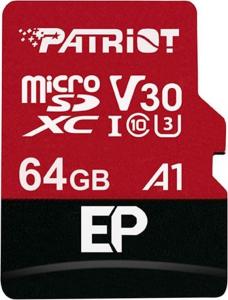 Karta Patriot EP Series MicroSDXC 64 GB Class 10 UHS-I/U3 A1 V30 (PEF64GEP31MCX) 1
