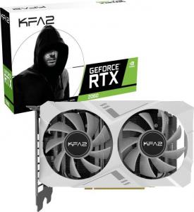 Karta graficzna KFA2 RTX 2060 white Mini 1-click OC, 6 GB GDDR6 (26NRL7HPZ7MK) 1