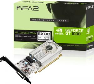 Karta graficzna KFA2 GeForce GT 1030 EX White Low Profile 2GB GDDR5 (30NPH4HVQ5EK) 1