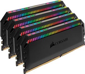 Pamięć Corsair Dominator Platinum RGB, DDR4, 64 GB, 3600MHz, CL18 (CMT64GX4M4K3600C18) 1