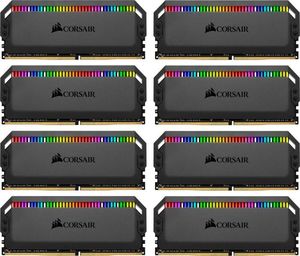 Pamięć Corsair Dominator Platinum RGB, DDR4, 64 GB, 3600MHz, CL18 (CMT64GX4M8X3600C18) 1