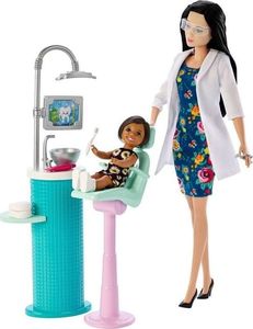 Lalka Barbie Mattel Kariera - Dentystka brunetka (FXP17) 1