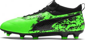 Puma Buty piłkarskie One 19.3 Fg Ag czarno-zielone r. 42 1/2 (105486 04) 1