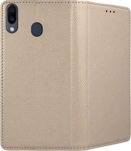 TelForceOne Pokrowiec Smart Magnet do Samsung M20 złoty 2