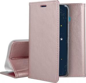 TelForceOne Pokrowiec Smart Magnetic do Huawei P30 Lite różowo-złoty 6