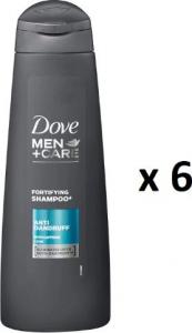 Dove  Men + Care Fortifying Shampoo Anti Dandruff szampon do włosów przeciwłupieżowy 6x250ml 1