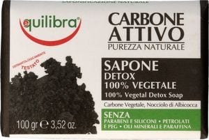 Equilibra Mydło w kostce Carbo Detox 100% Vegetal Detox Soap 100g 1