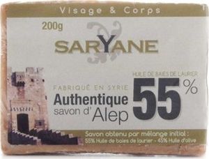 Saryane Mydło w kostce Aleppo Soap 55% oleju laurowego 200g 1