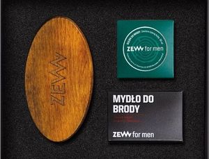 Zew for Men ZEW FOR MEN_SET Schludny Drwal szczotka do brody + olejek do brody 30ml + mydło do brody z węglem drzewnym 85ml 1