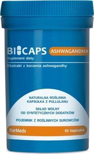 Formeds FORMEDS_Bicaps Ashwagandha suplement diety 60 kapsułek 1