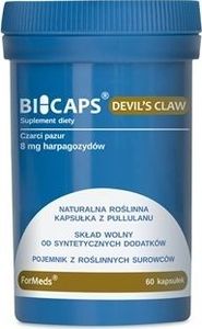 Formeds FORMEDS_Bicaps Devil's Claw diabelski pazur suplement diety 60 kapsułek 1