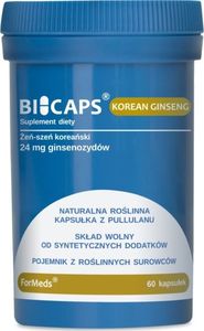 Formeds FORMEDS_Bicaps Korean Ginseng żeń-szeń koreański suplement diety 60 kapsułek 1