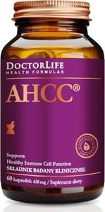 Doctor Life DOCTOR LIFE_AHCC ekstrakt z grzybni Shiitake 630mg suplement diety 60 kapsułek 1