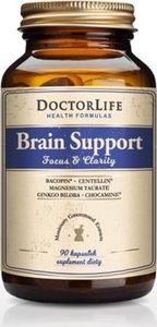 Doctor Life DOCTOR LIFE_Brain Support 4 ekstrakty roślinne i formy magnezu suplement diety 90 kapsułek 1