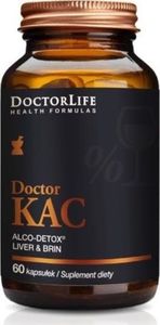 Doctor Life DOCTOR LIFE_Doctor Kac Alco-Detox suplement diety 60 kapsułek 1