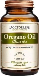 Doctor Life DOCTOR LIFE_Oregano Oil olej z dzikiego Oregano 3000mg suplement diety 120 kapsułek 1