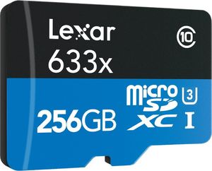 Karta Lexar 633x MicroSDXC 256 GB Class 10 UHS-I/U3 A1 V30 (LSDMI256BBNL633A) 2