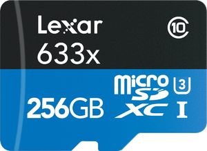 Karta Lexar 633x MicroSDXC 256 GB Class 10 UHS-I/U3 A1 V30 (LSDMI256BBNL633A) 3