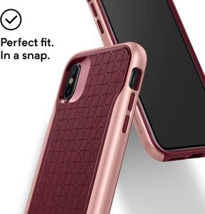 Caseology Caseology Apex Case - Etui Iphone Xs / X (burgundy) 2