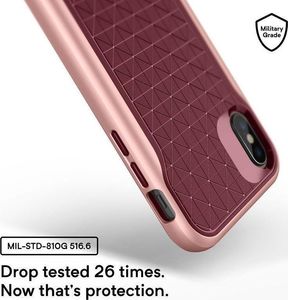Caseology Caseology Apex Case - Etui Iphone Xs / X (burgundy) 4