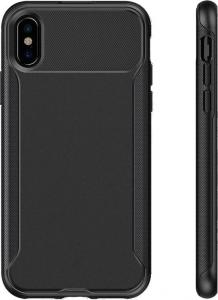 Caseology Nero Slim Case - Etui Iphone Xs / X Z Hartowanym Szkłem Ochronnym Na Ekran (black) 1