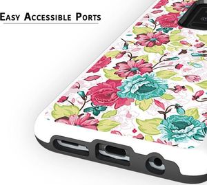 Zizo Zizo Sleek Hybrid Design Cover - Etui Samsung Galaxy S9+ (flowers) 4