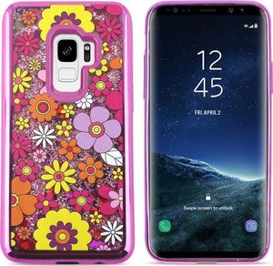 Zizo Zizo Liquid Glitter Star Case - Etui Samsung Galaxy S9 (multiflowers) 2