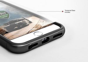 Zizo Zizo Shock Case - Pancerne Etui Iphone X Z Hartowanym Szkłem Na Ekran (purple/gray) 3