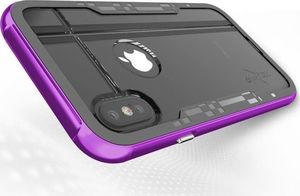 Zizo Zizo Shock Case - Pancerne Etui Iphone X Z Hartowanym Szkłem Na Ekran (purple/gray) 6