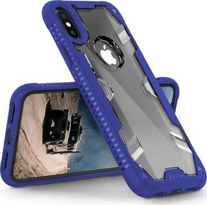 Zizo Zizo Proton Case - Pancerne Etui Iphone X Ze Szkłem 9h Na Ekran (blue/trans Clear) 6