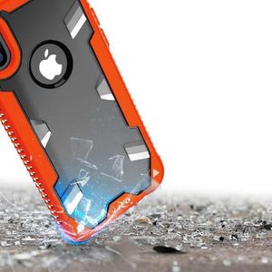 Zizo Zizo Proton Case - Pancerne Etui Iphone X Ze Szkłem 9h Na Ekran (orange/trans Clear) 11